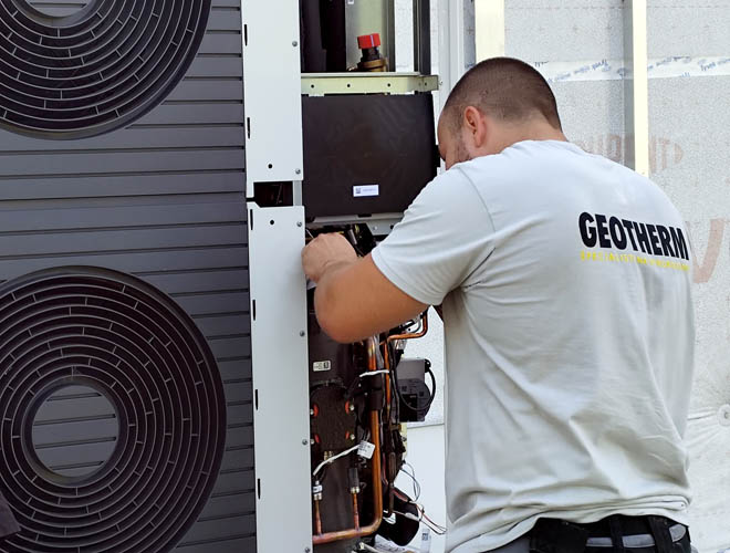 Tepelné čerpadlo vzduch-voda montáž Tepelné čerpadlo vzduch-voda montáž