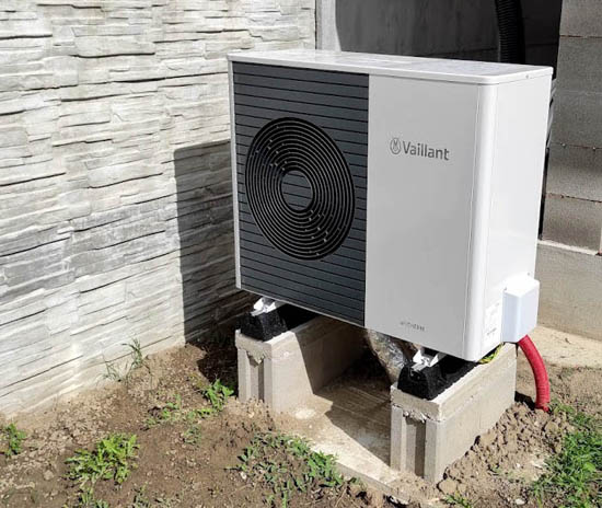 Inštalácia tepelného čerpadla - montáž