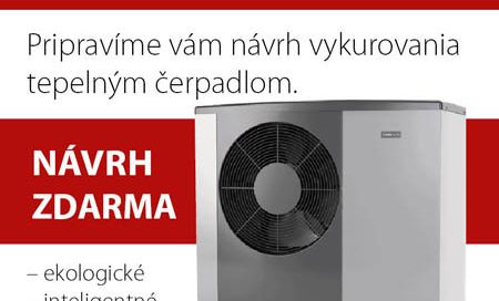 Návrh a cena tepelné čerpadlo
