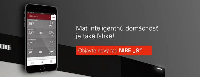 Inteligentné tepelné čerpadlo NIBE S