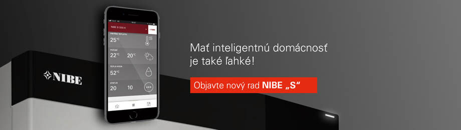 Inteligentné tepelné čerpadlo NIBE S