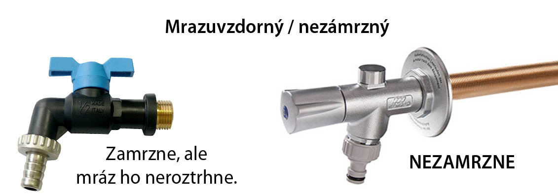 Nezamŕzajúci ventil