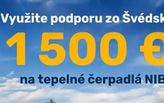 NIBE tepelné čerpadlo zľavnená cena AKCIA