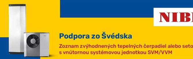 NIBE TC podpora akcia