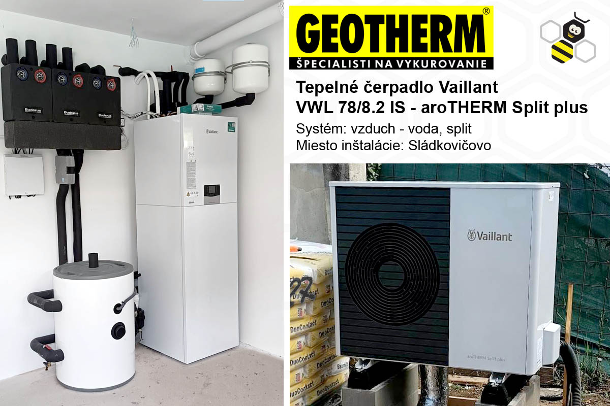 Inštalácia teplné čerpadlo Vaillant